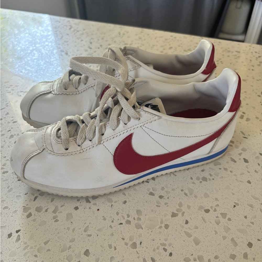 Nike Cortez Women’s Size 8 Red White and Blue Good Condition